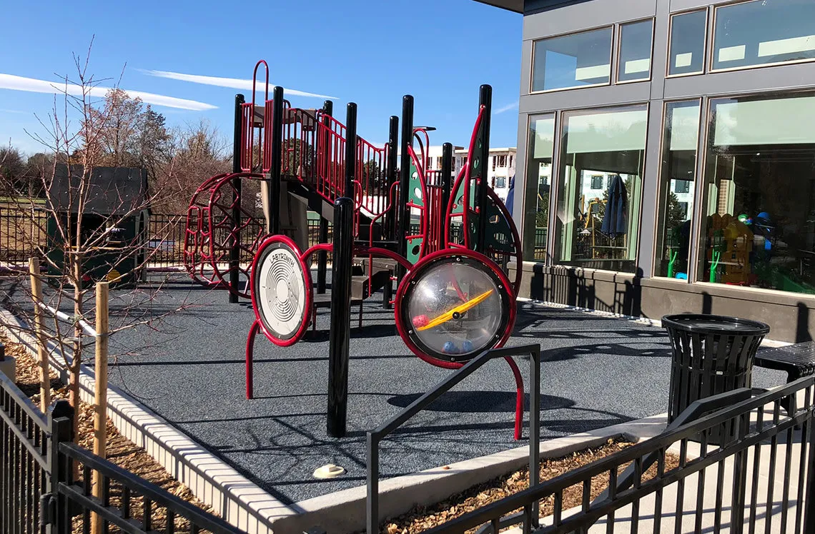 Outdoor learning space at Boulevard One Residences